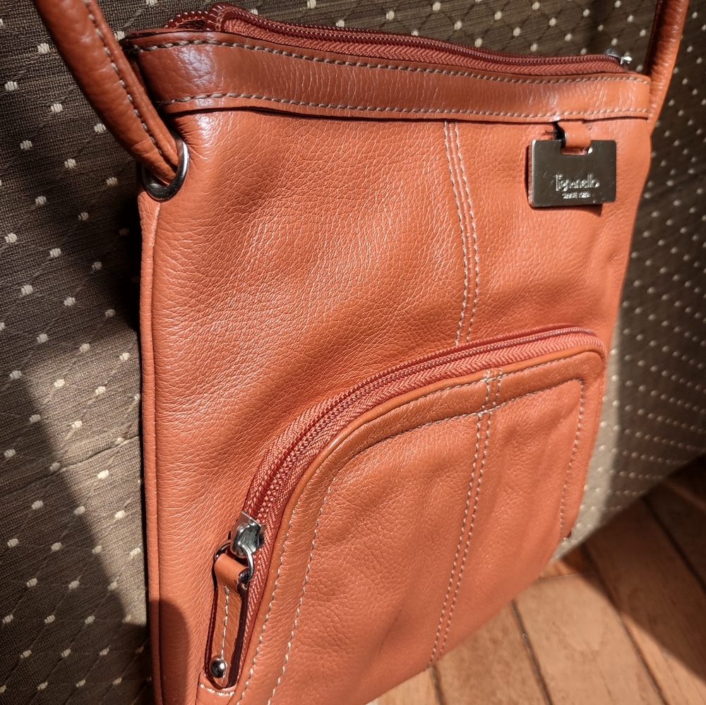 Tignanello cross body Leather purse